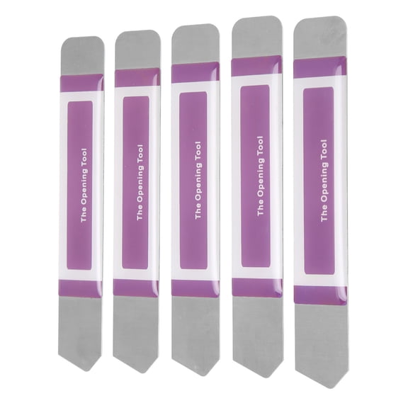 Professional Electronics Opening Pry Tool Kit, 5-Piece Ultrathin Metal Spudger Set for Cell Phone, Tablet Screen & Battery Replacement - 5.12 inches / 13 cm