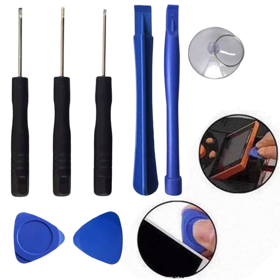 Professional Electronics Opening Pry Tool Repair Kit – 8-Piece Non-Abrasive Nylon & Metal Spudgers with Anti-Static Tweezers for Smartphones, Laptops & Tablets