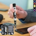 thumbnail image 1 of Professional Electronics Repair Kit 115-Piece Magnetic Screwdriver Set with Ergonomic Grip for Phone Laptop Console Precision Maintenance and DIY Projects FAJHHA | Black, 1 of 8