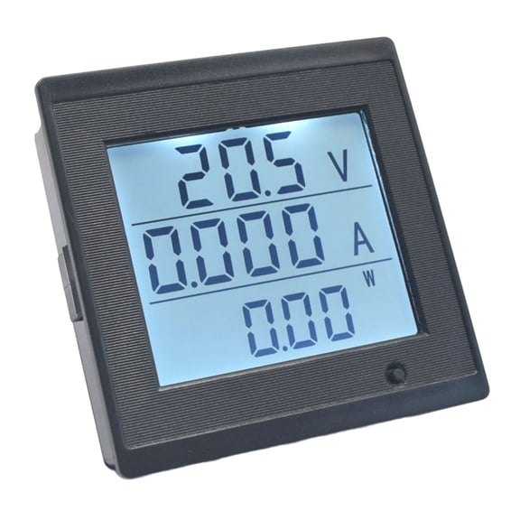 Multifunctional Energy Meter With Voltage Current Monitoring Overload Alarm And Data Storage For Electrical Testing