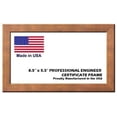 thumbnail image 1 of Professional Engineer License Certificate Wood Frame - 8.5 x 5.5 inches - Metallic Bronze Wood, 1 of 2
