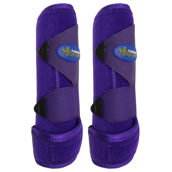 Professional Equine Medium Sports Medicine FRONT Splint Boots Purple 41PRA