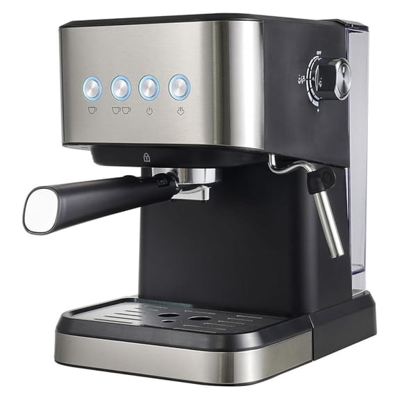 Professional Espresso Machine 20 Bar Semi-Automatic Home Office Coffee Maker w/Foaming Wand
