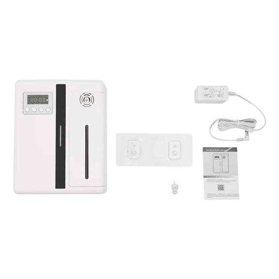Professional Essential Oil Aroma Diffuser for Large Room up to 600m (21,000 ft), Commercial Scent Machine with Low Consumption 0.75ml/h, 200ml Tank, Low Noise (<35dB), Nano Atomizer, White