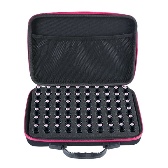 Professional Essential Oils Holder With 60 Grids 5-10ML Bottle Capacity Protective Organized Shockproof For Enthusiasts