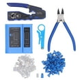 Professional Cable Tool Kit for Cat5e, Cat6, Cat6a 8P8C