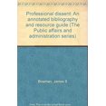 thumbnail image 1 of Pre-Owned Professional Ethics : Dissent in Organizations, an Annotated Bibliography and Resource Guide 9780824092177 Used, 1 of 1