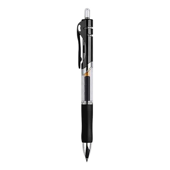 Professional Exam Gel Pens 0.5mm Tip Quick-Dry Ink 3ml Large Capacity Retractable Pens Waterproof Archival Writing Instruments for Testing(Black)
