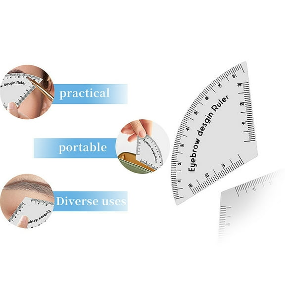 Professional Eyebrow Design Ruler for Precise Eyebrow Shaping and Symmetry Ideal for Beauty Salons and Personal Use