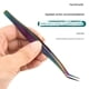 Professional Stainless Steel Eyelash Curler Tweezers for Lash Extensions in Multiple Colors