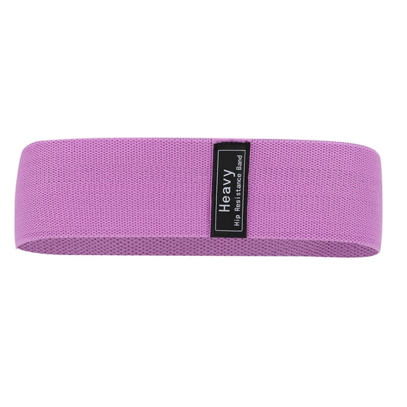 Professional Fabric Hip Resistance Band Purple Heavy Loop for Leg Workout Physical Therapy Gym Yoga, 14 x 3 Inches / 35.6 x 7.6 cm