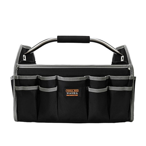Professional Fabric Tool Bag Featuring Multiple Compartments Ergonomic Grip And Sturdy Construction For Heavy Equipment