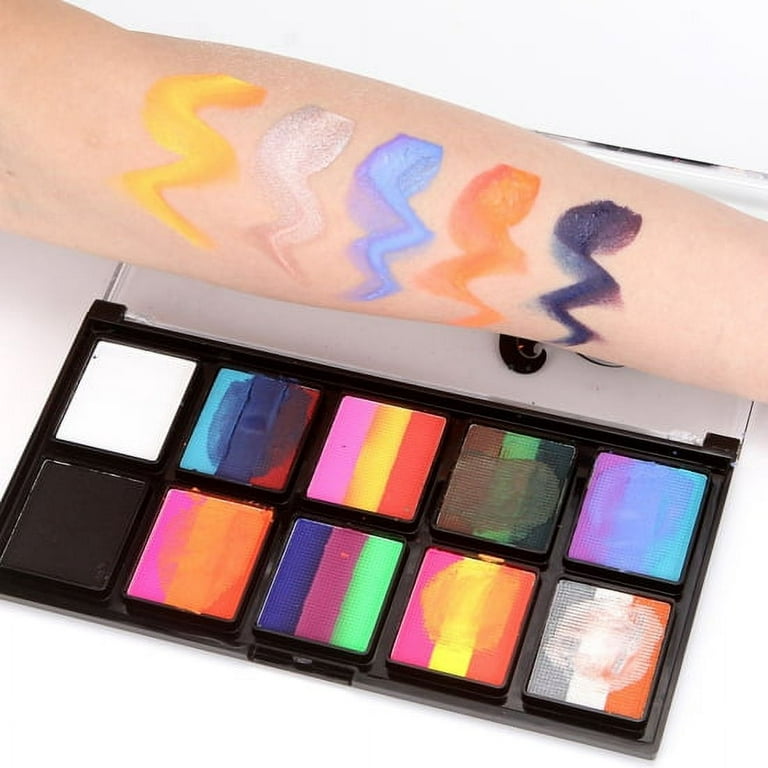 Professional Face Body Painting Paint Kit Palettes Cakes Face