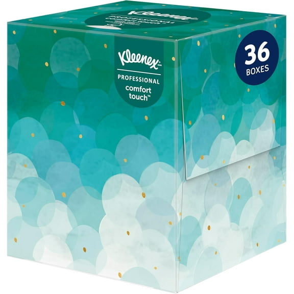 Professional Facial Tissue, Bulk (21270), 2-Ply, White, Upright Cube Boxed Format, Designed for Business (90 Tissues/Box, 36 Boxes, 3,240 Sheets/Case)