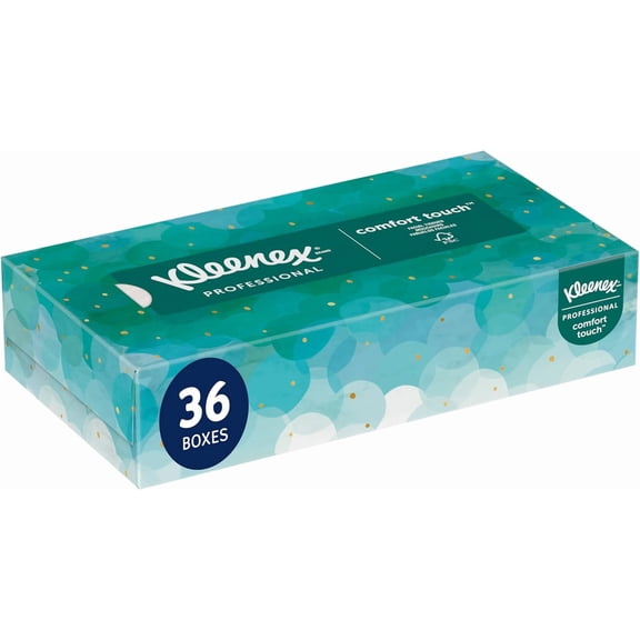 Professional Facial Tissue, Bulk (21400), 2-Ply, White, Flat Boxed Format, Designed for Business (100 Tissues/Box, 36 Boxes, 3,600 Sheets/Case)
