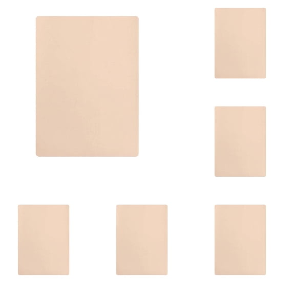 Professional Fake Skin Tattoo Practice Kit: 10Pcs 3MM Reelskin, Double-Sided 8x6" Sheets for Realistic Shading, Microblading & Artist Training