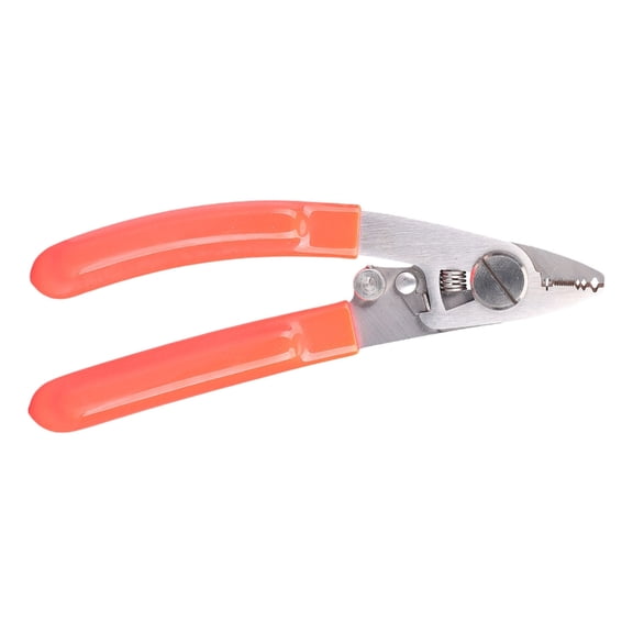 Professional Fiber Cable Stripping Tool 4 Jaw Design Spring Mechanism Safety Lock Feature