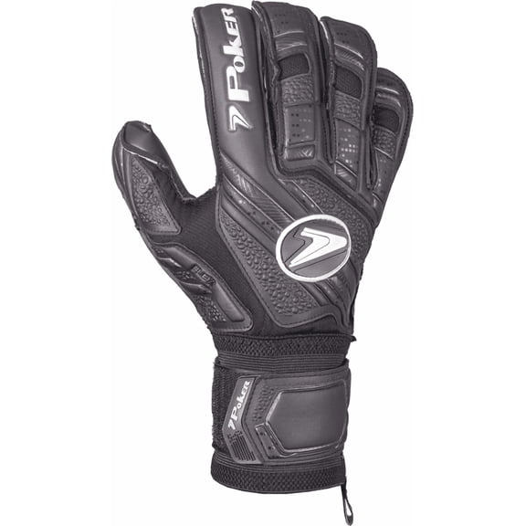 Poker Professional Field Soccer Glove Eclipse, Brazilian Brand Color: Black