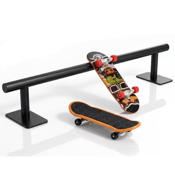 NOMIGO Fingerboard Flat Rail Premium Solid Steel Construction Black Powder Coated Finish 1-Pack 12.36in