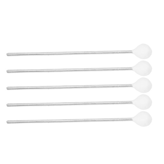 Professional Fire Cupping Sticks Set of 5, Extended Cotton Cupping Torch Rods 10.2 inches / 26 cm, Premium Stainless Steel Fire Ignition Massage Tools for Beauty Salons and Home Spa Massage