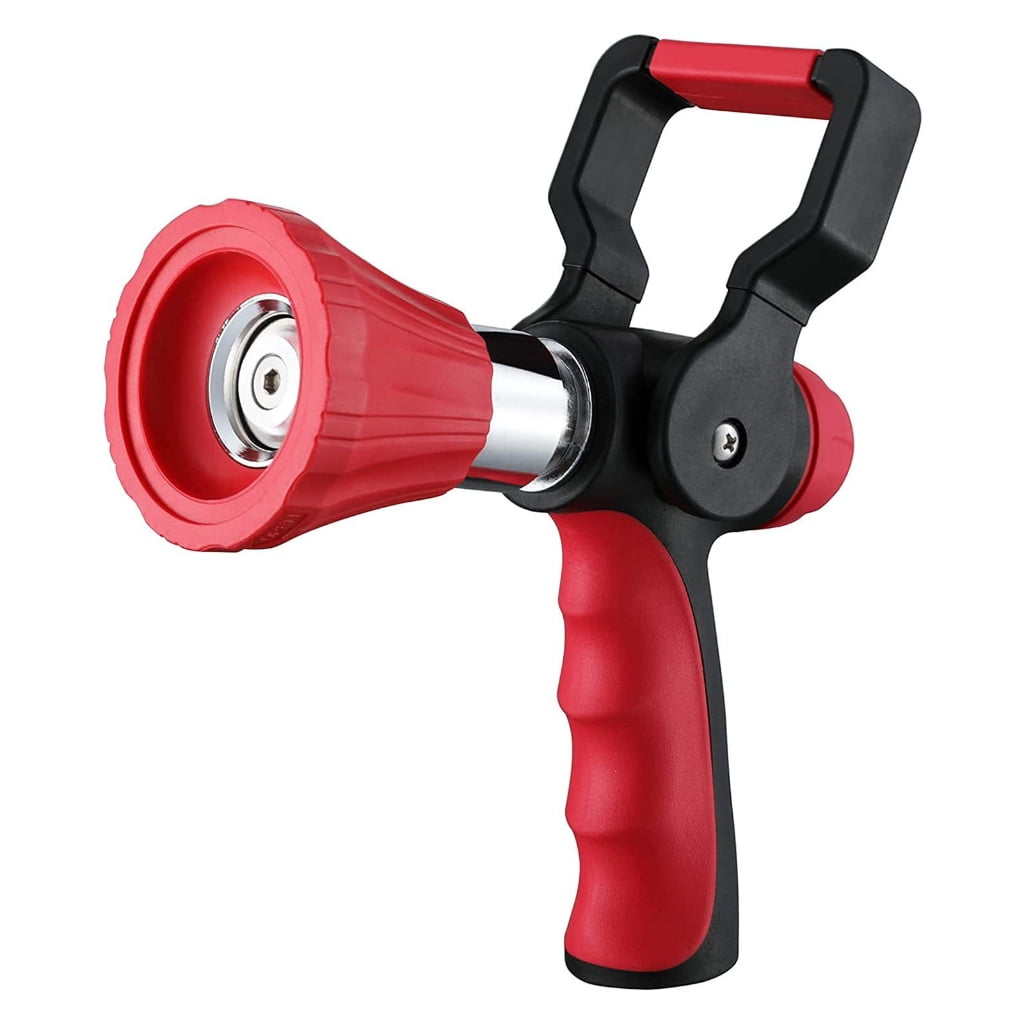Professional Firefighter Design Garden Hose Nozzle With Big Control Handle And Sturdy Aluminum Build