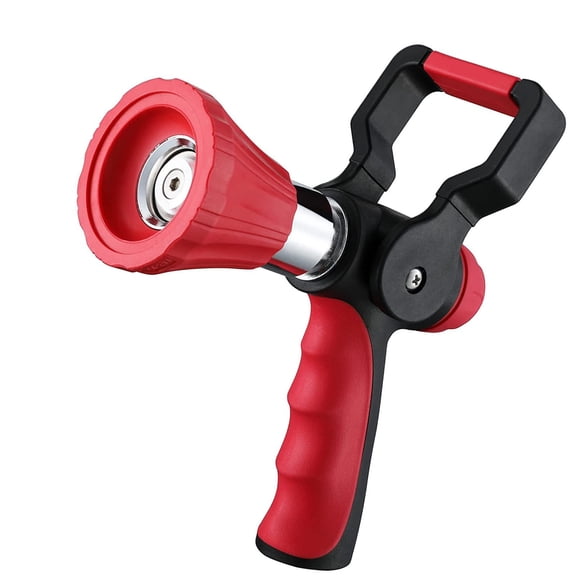 Professional Firefighter Design Garden Hose Nozzle With Big Control Handle And Sturdy Aluminum Build