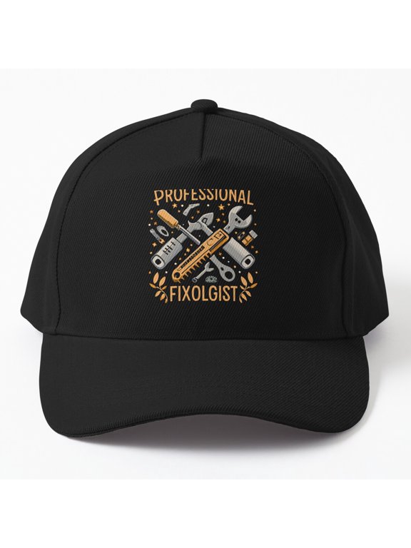 Professional Fixologist Baseball Hat, Tools Repairman Handyman Work Design, Classic Cap