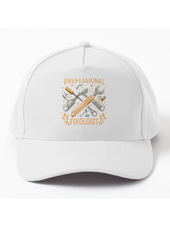 Professional Fixologist Baseball Hat, Tools Repairman Handyman Work Design, Classic Cap