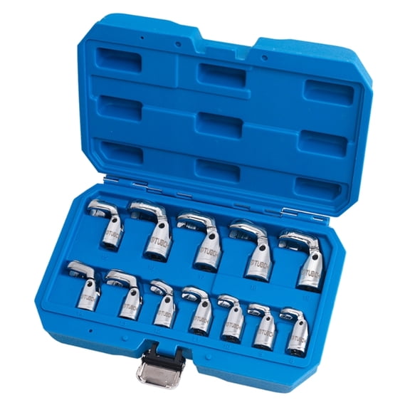 Professional Flare Nut Spanner Wrench Set for Brake Lines, Enhancing Grip Handle