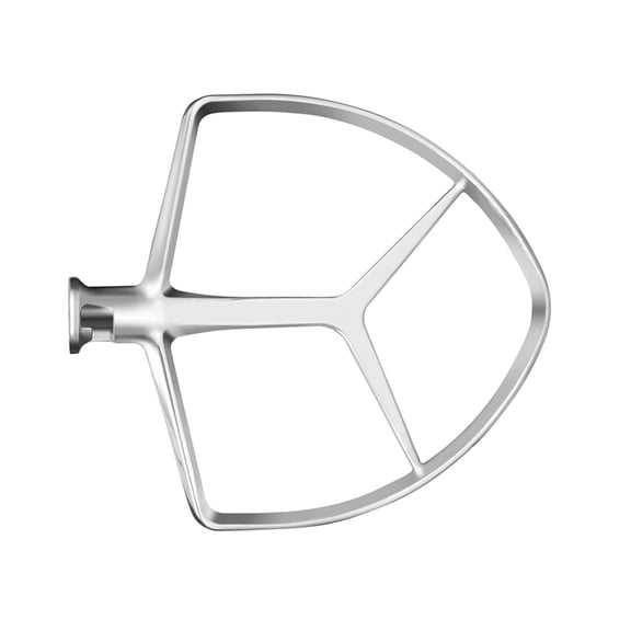 Professional Flat Beater for 7QT Bowl-Lift Stand Mixer, Stainless Steel Baking Attachment with Easy Locks Design