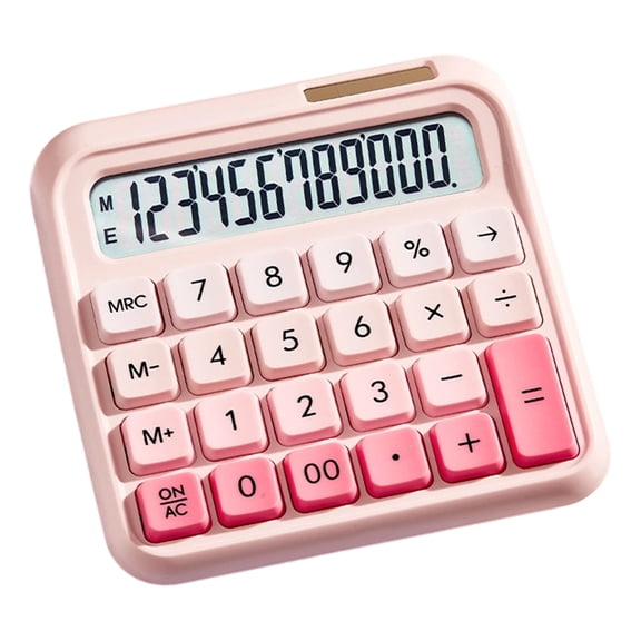 Professional Flexible Key panel Calculator 12 Digit Large Display Solar Charging 15° Viewing Memory Function Long-Long-lasting Controls For Financial Work