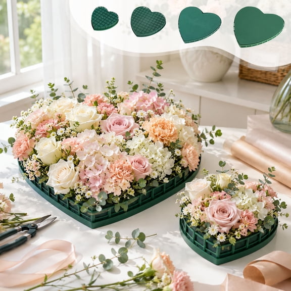 Professional Florist Water Absorbing Foam, Moisturizing Flower Arranging Sponge Block, Durable Craft Supply, Multifunctional Material for DIY Bouquet Making Indoor Flower Decoration Design