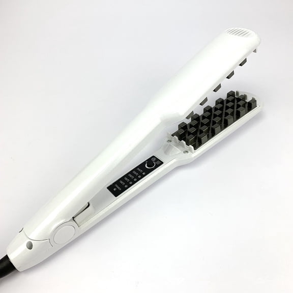 Professional Fluffy Corn Perm Volumizing Hair Iron Straightener Comb Increase Hair Volume Fluffy Hair Straightener Flat Irons