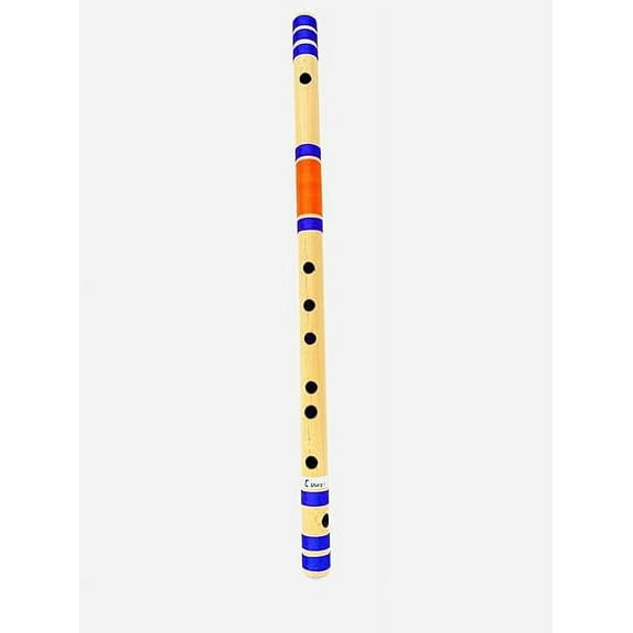 Professional Flutes C Sharp Medium Right Hand 7 Hole Bansuri Size 18.5 Inch Indian Musical Instrument