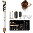 thumbnail image 1 of Professional Foldable Air Styler & Hair Dryer Set, 6-in-1 High-Speed Ionic Styler with Auto-Wrap Barrels & Volumizing Brushes, No Heat Damage, 1 of 17