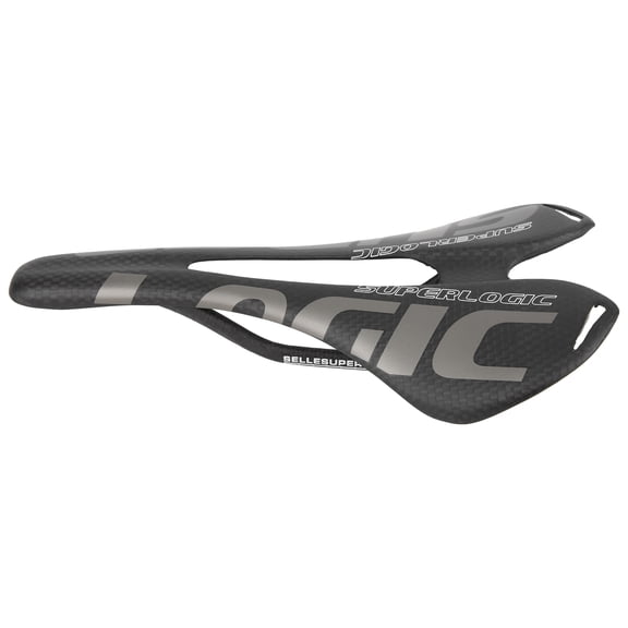 Professional Full Carbon Fiber Bicycle Saddle Lightweight MTB Road Bike Cushion Matte Black Comfort Replacement Seat (10.63 in / 27 cm Length)