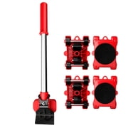 Professional Furniture Mover Tool Heavy Stuff Transport Lifter Wheeled Mover Roller with Wheel Rod Moving Hand Device