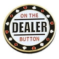 thumbnail image 1 of Professional Game Dealers Button Cards Guard Protector Metal Coin Chip Button for Entertainment, 1 of 9
