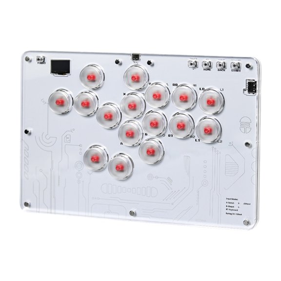 Professional Gaming Controller Keyboards LED Keyboards for P4 Fighting Game, MultiPlatform Use
