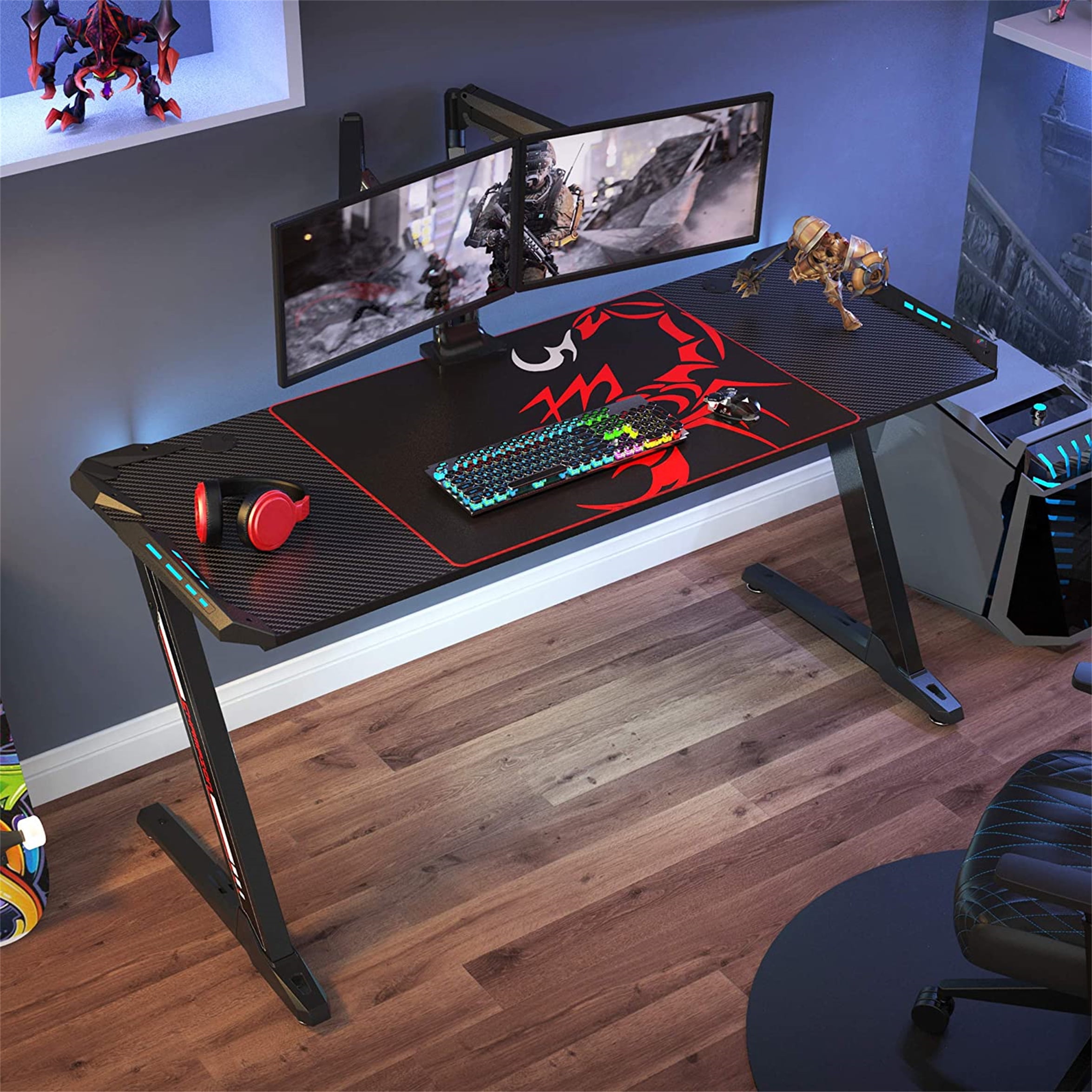  EUREKA ERGONOMIC Gaming Desk 55 inch, Professional