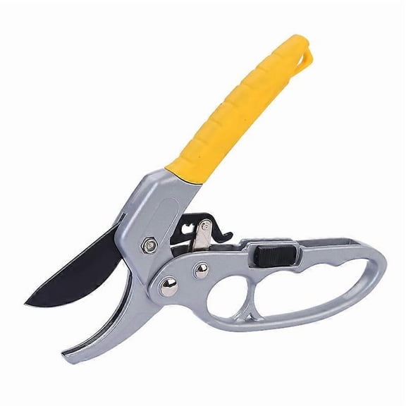 Professional Garden Pruning Shears with Automatic Ratchet and 20cm AnvilBranch Cutter 20 mm