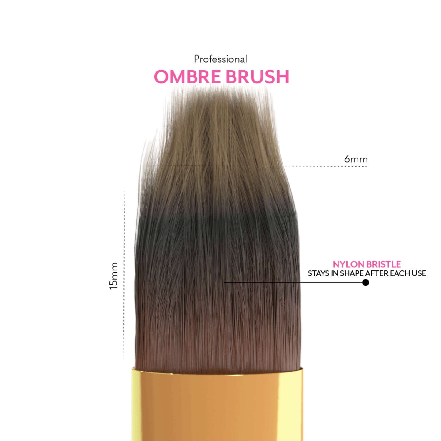 Professional Gel Ombre Nail Brush