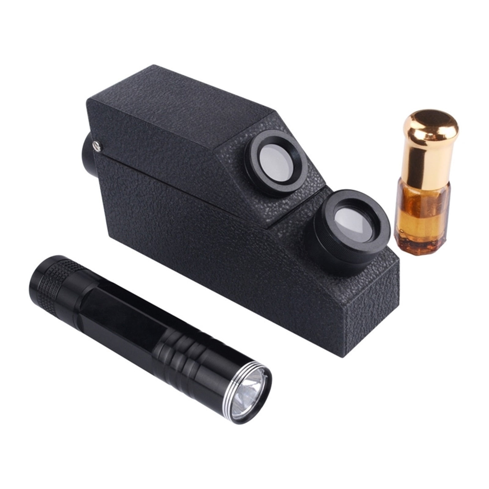 Professional Gemstone Refractometer Jewelry RHG 1.30-1.73 Identification Built-in LED Flashlight Diamond Detector Testing Tool ,Portable