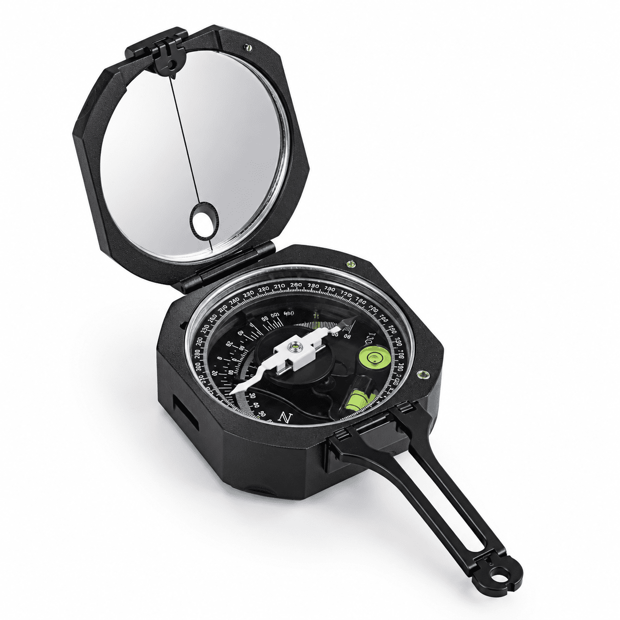 Professional Geological Compass with Clinometer, Portable Aluminum ...