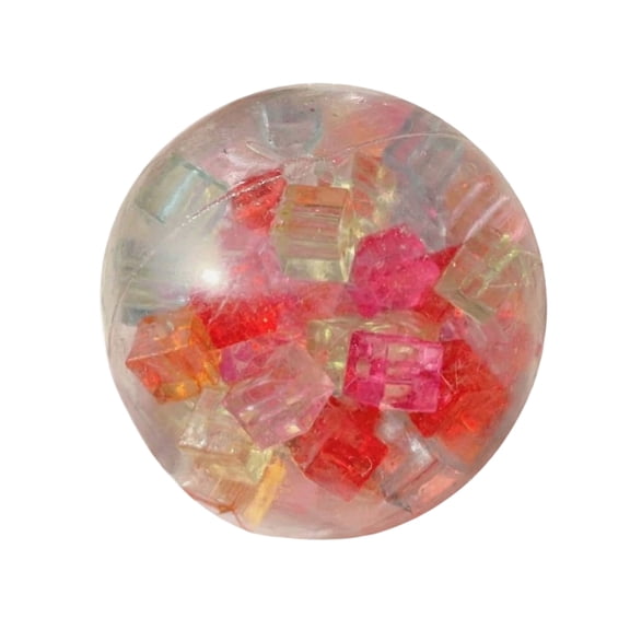 Professional Geometric Sphere Party Favor, 2.36 Inch Translucent Silhouette for Events, Decorative Multi-Color Cube Infill Desk Gadget for Office Relaxation, Commemorative Handout, 1 Pc