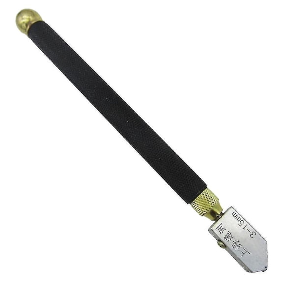 Professional Glass Cutter Diamond Tip Anti-slip Metal Handle 3-15mm Cutting Tool