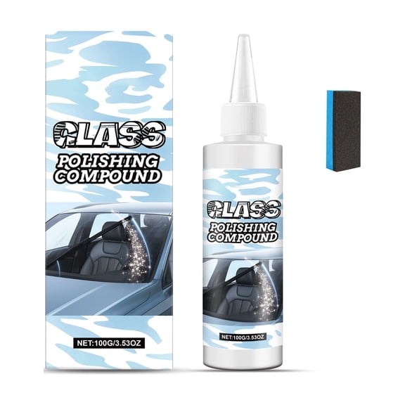 Professional Glass Restoration Pastes Upgrades for Long Lasting Clear & Defense on Automotive Glass Surfaces