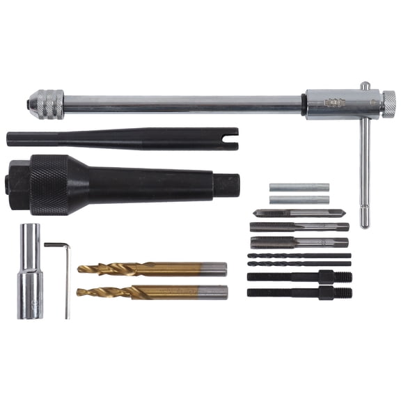 Professional Glow Plug Removal Tool Kit for Damaged 8mm and 10mm Plugs, Broken Spark Plug Extraction and Puller Set with Carrying Case (11.8 inches / 30.0 cm)