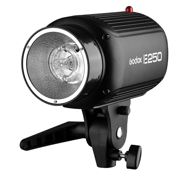 Professional Godox E250 250Ws Studio Flash Light with 75W Modeling Lamp, 9-Level Dimming & Precise Power Control, Ideal for Studio Portraits, Commercial Product & E-Commerce Photography