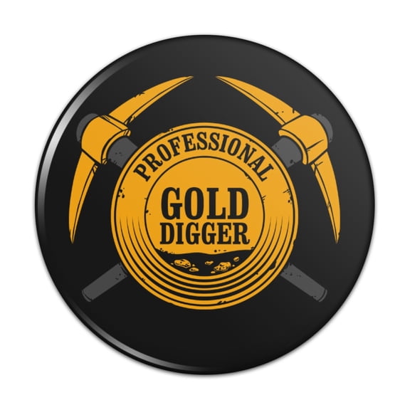 Professional Gold Digger Pickaxe Pan Kitchen Refrigerator Locker Button Magnet